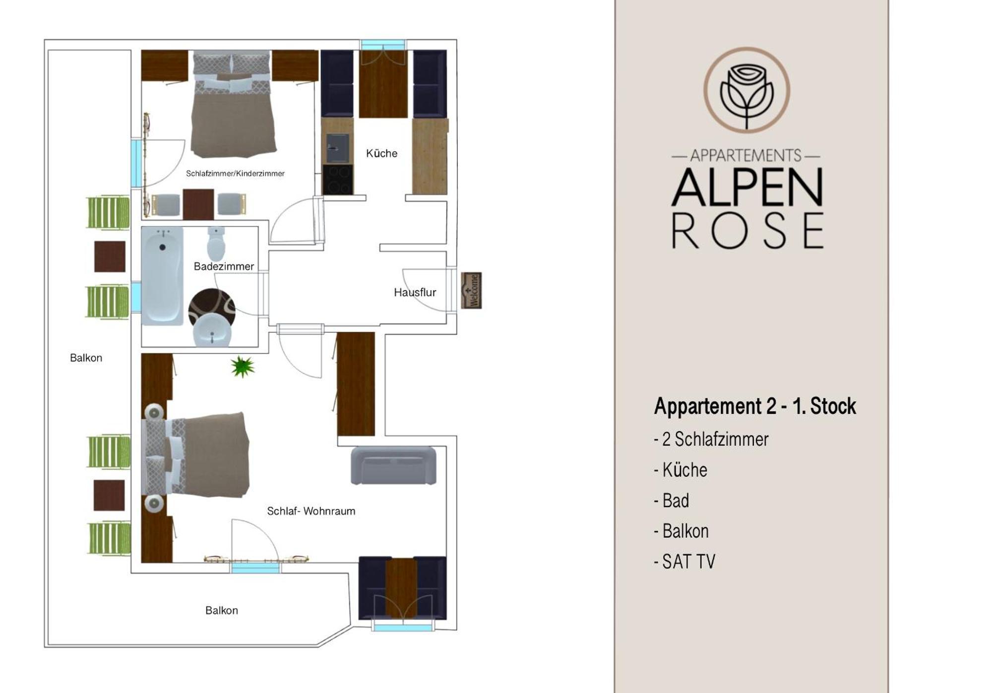 Apartment Alpenrose Langenfeld
